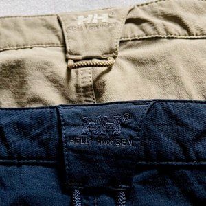 SOLD❗️Lot of 2 ~ HELLY HANSEN ~ Mens Shorts Size 34 ~ Beige & Black